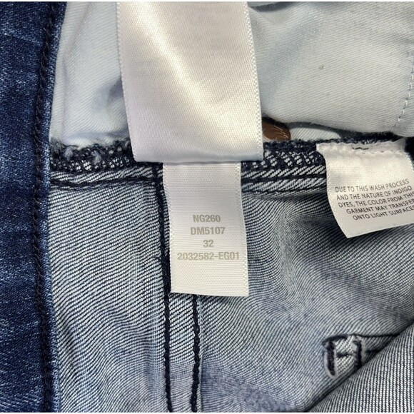 Madewell Stovepipe Mid-Rise Jeans Womens 32 Blue Medium Wash Stretch NG260 - Picture 8 of 16